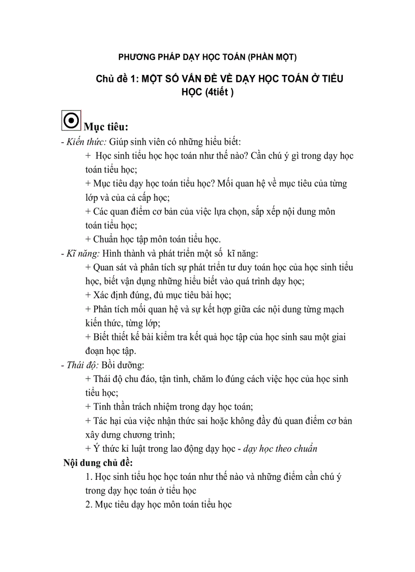 image for page Giáo trình phương pháp dạy học toán ở tiểu học