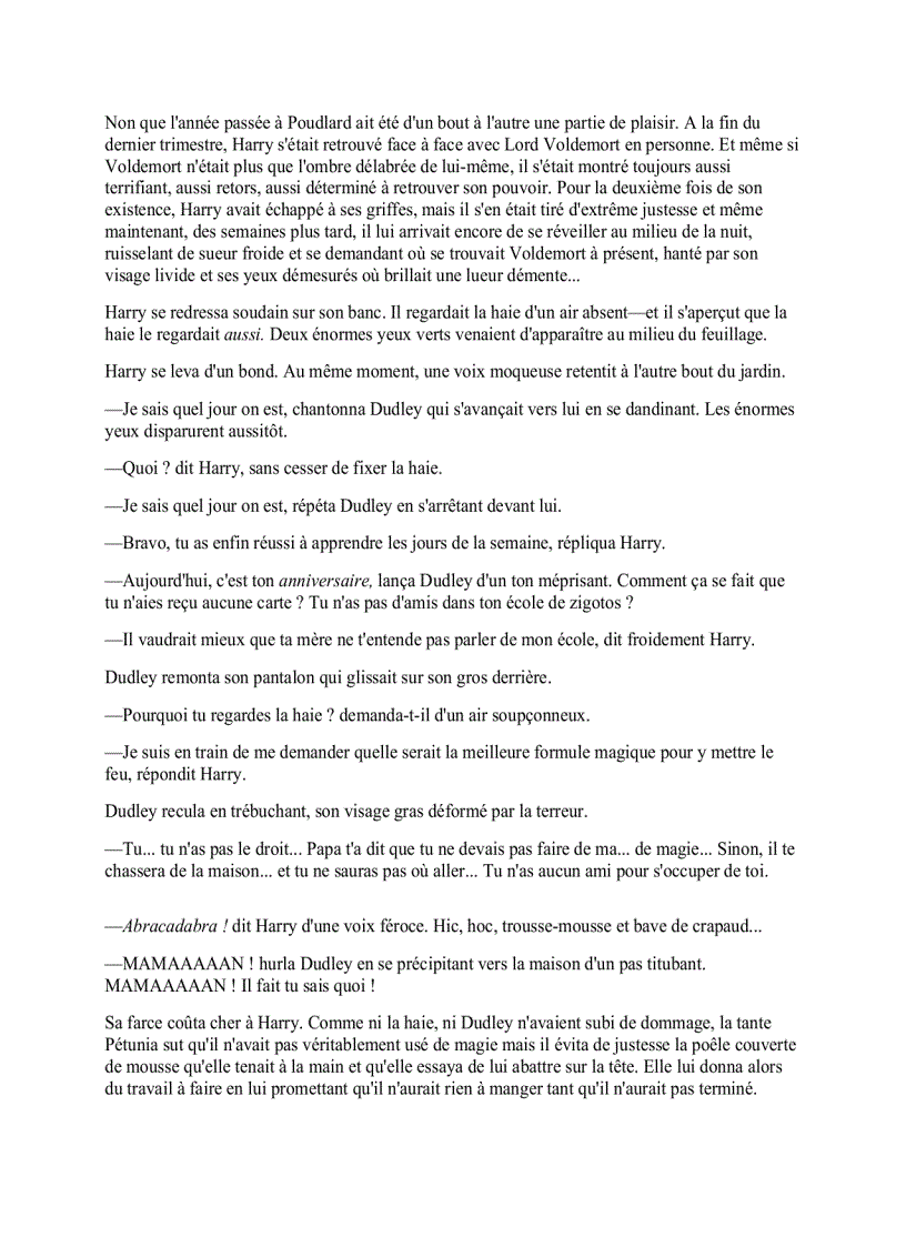 image for page Harry Potter et la Chambre des Secrets Francais