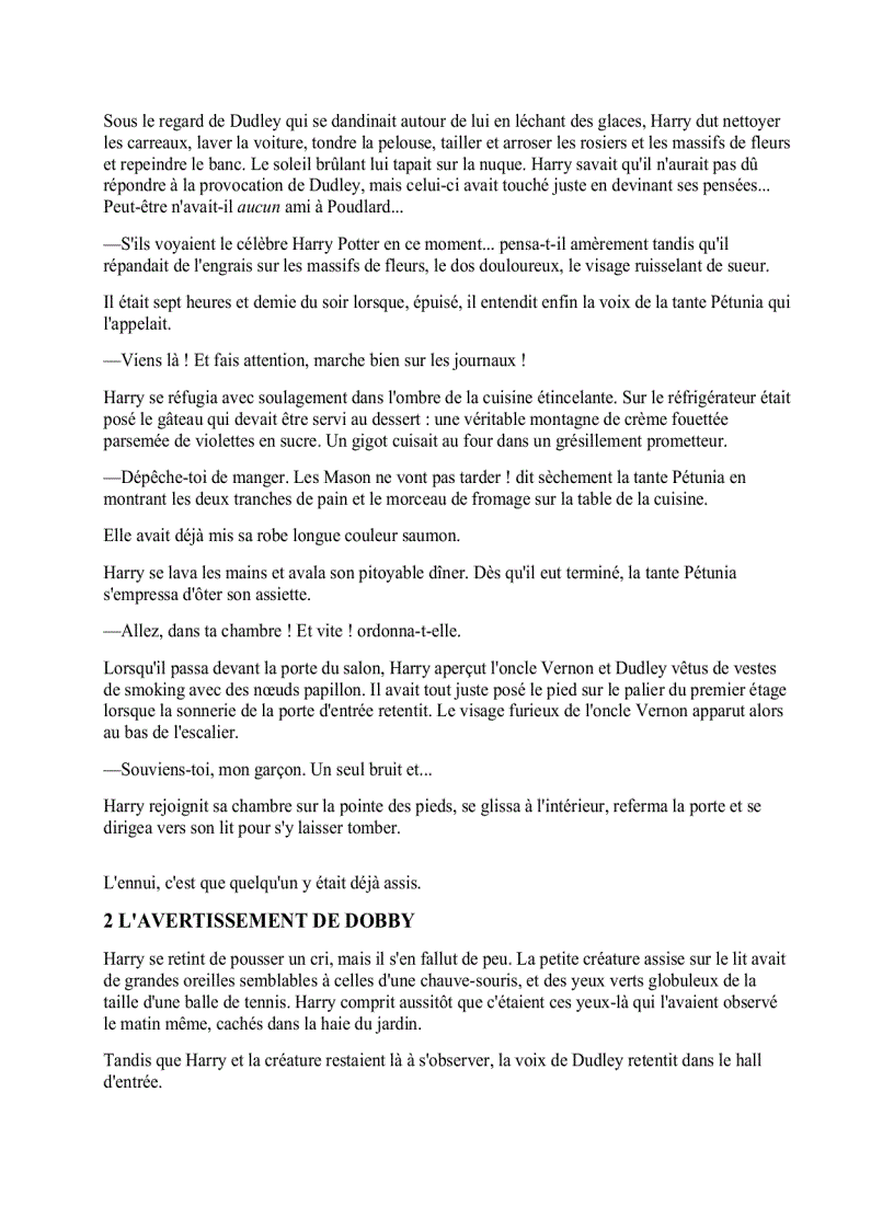 image for page Harry Potter et la Chambre des Secrets Francais