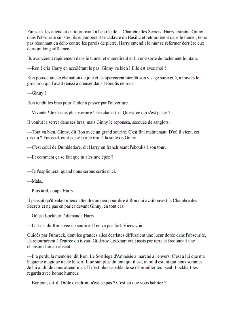 image for page Harry Potter et la Chambre des Secrets Francais