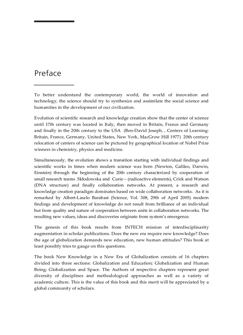 image for page New Knowledge in a New Era of Globalization