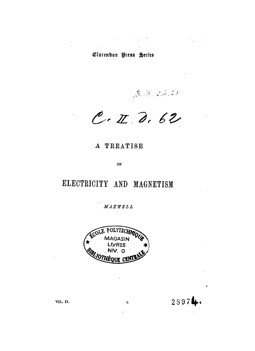 image for page A Treatise on Electricity and Magnetism Volume 2