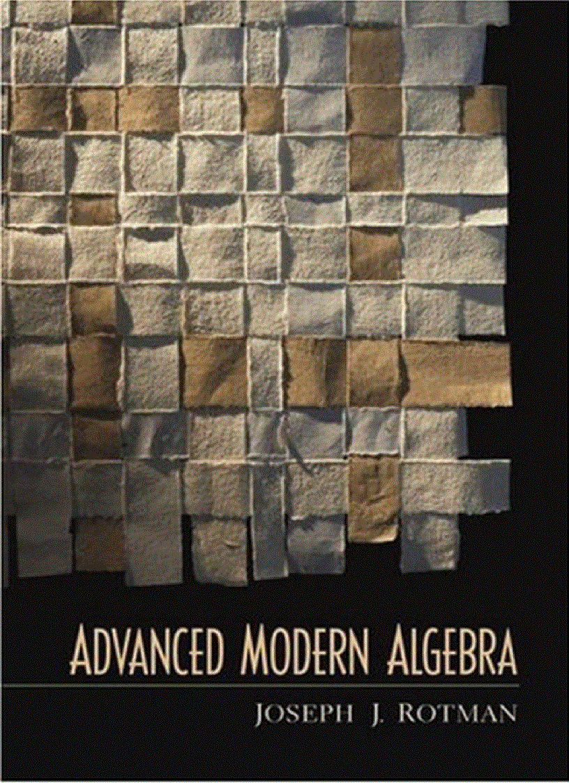 image for page Advanced Modern Algebra