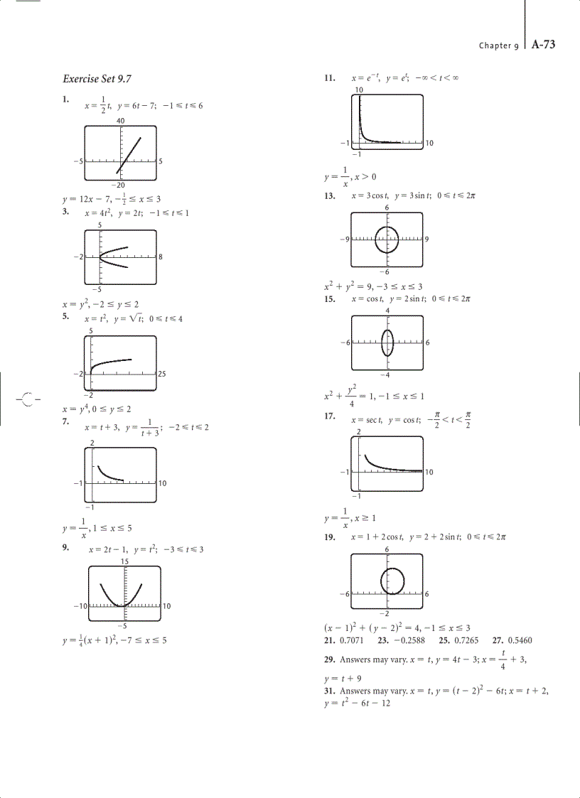 image for page Algebra and Trigonometry 3rd Edition