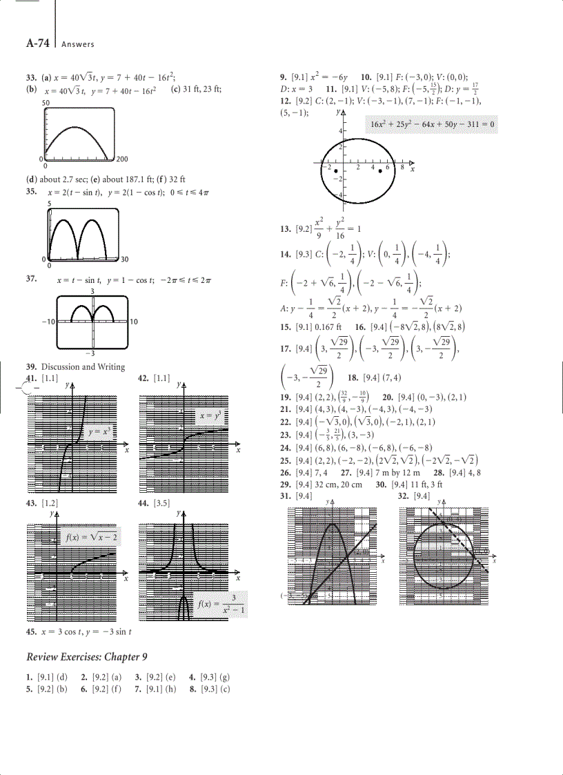 image for page Algebra and Trigonometry 3rd Edition