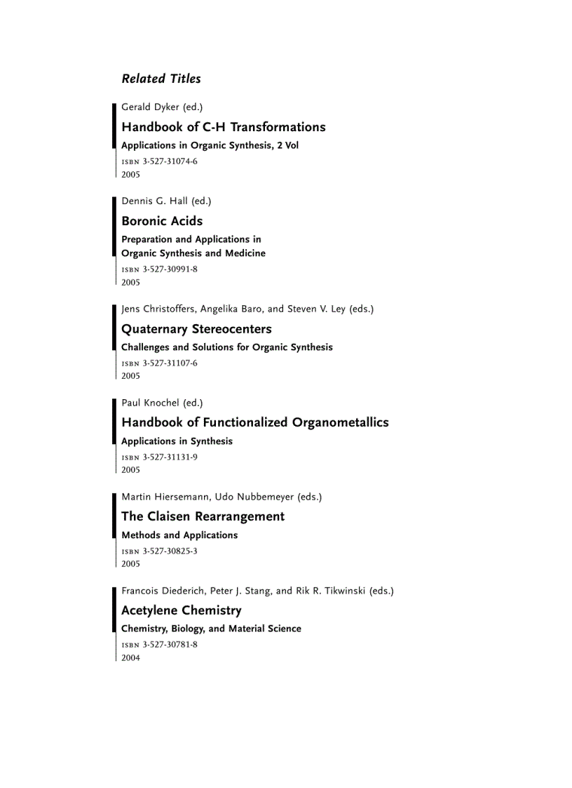 image for page Aziridines and Epoxides in Organic Synthesis