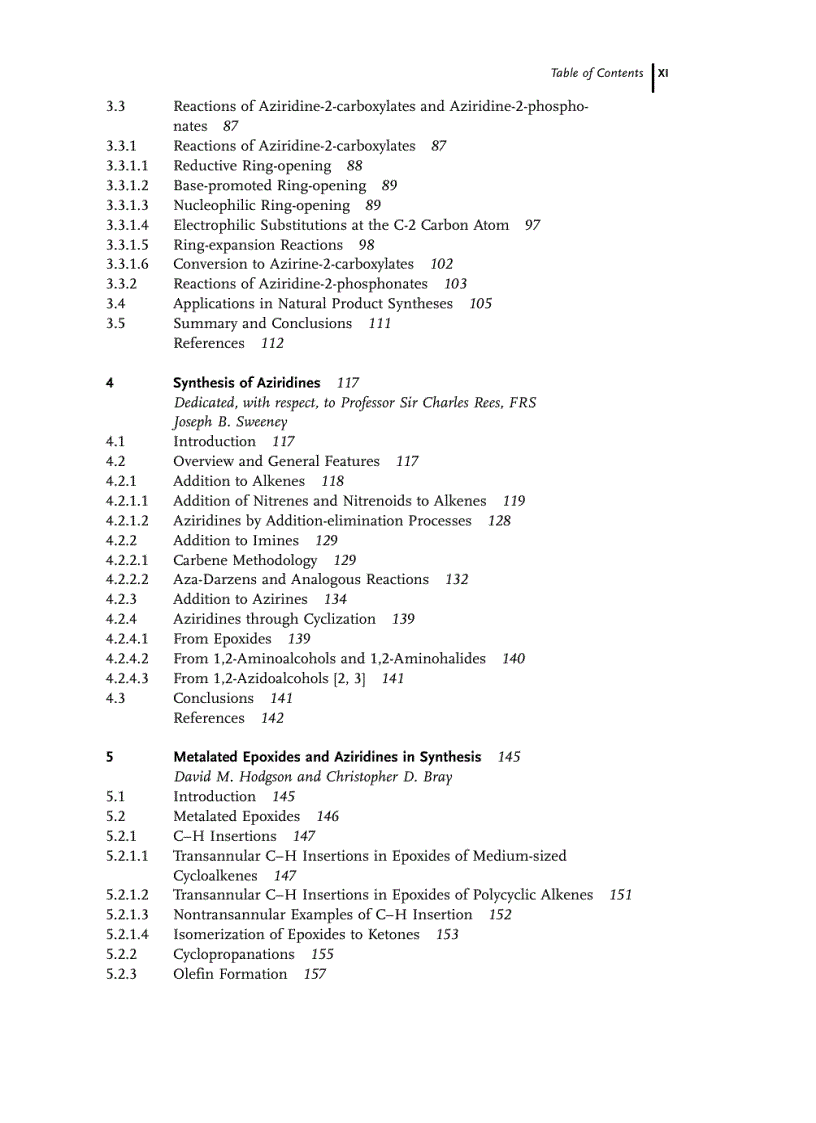 image for page Aziridines and Epoxides in Organic Synthesis