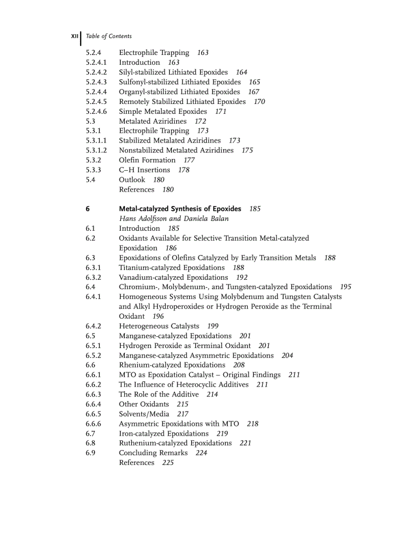 image for page Aziridines and Epoxides in Organic Synthesis