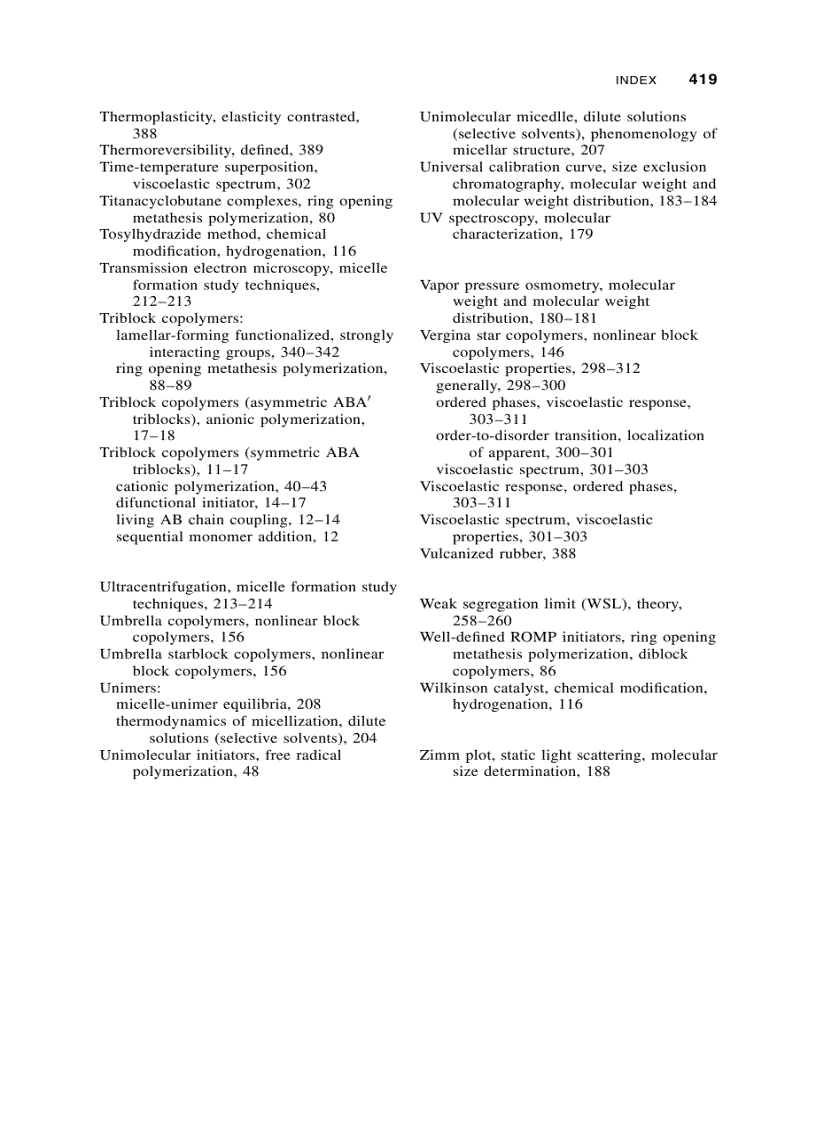 image for page Block Copolymers Synthetic Strategies