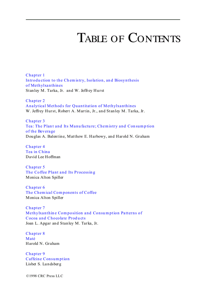 image for page Caffeine 1st Edition