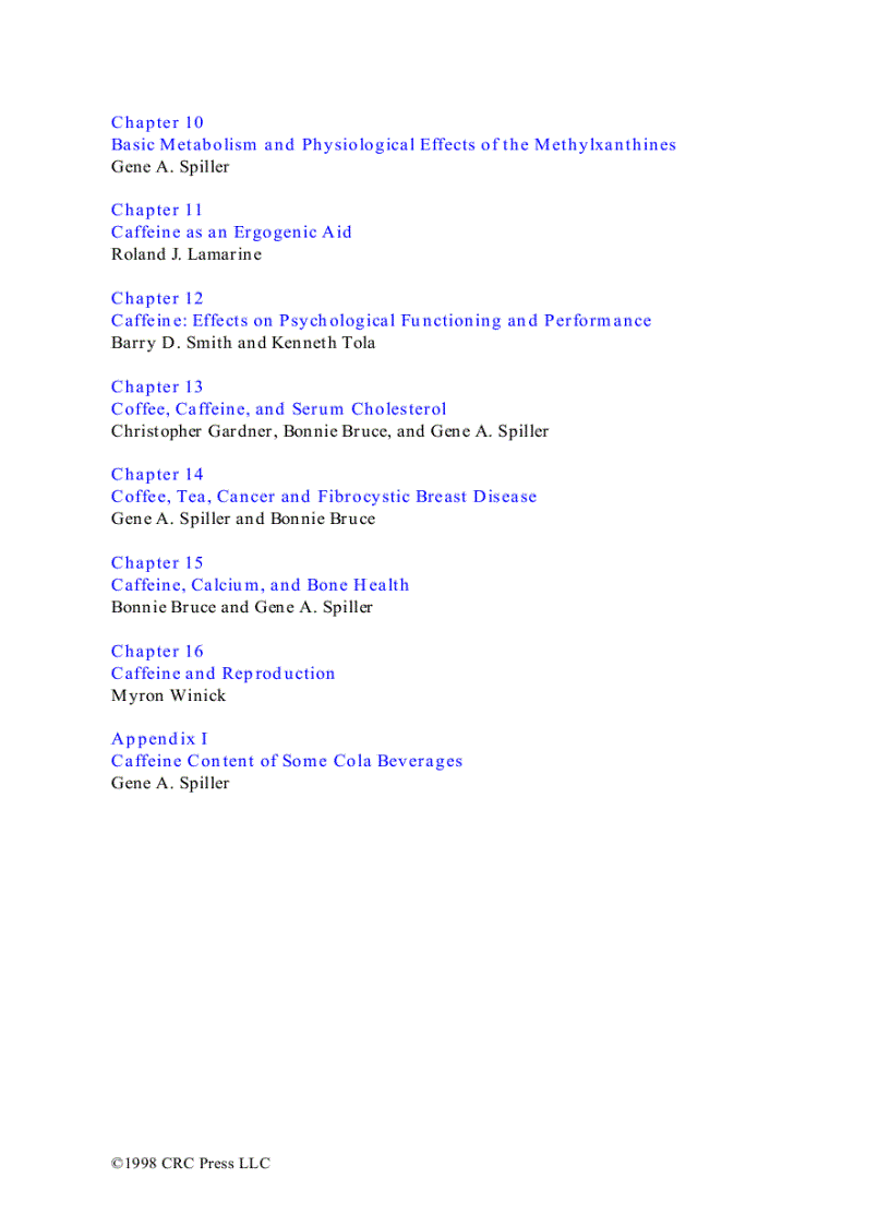 image for page Caffeine 1st Edition