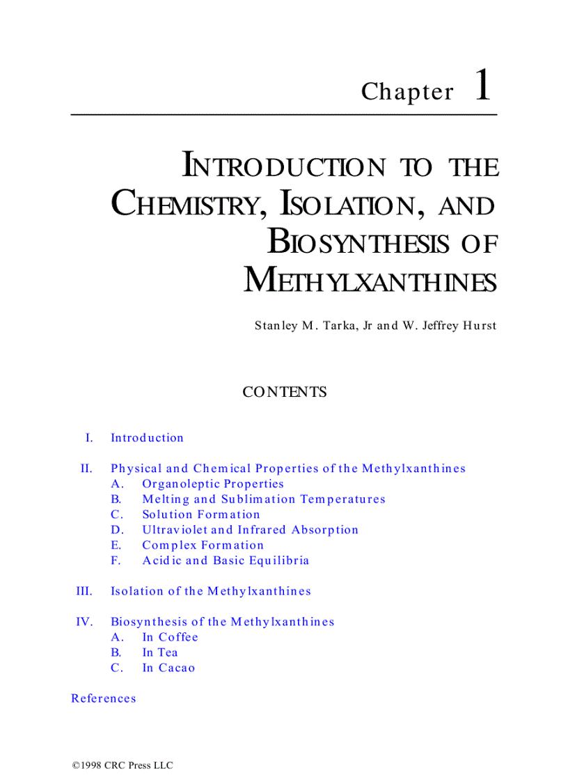 image for page Caffeine 1st Edition