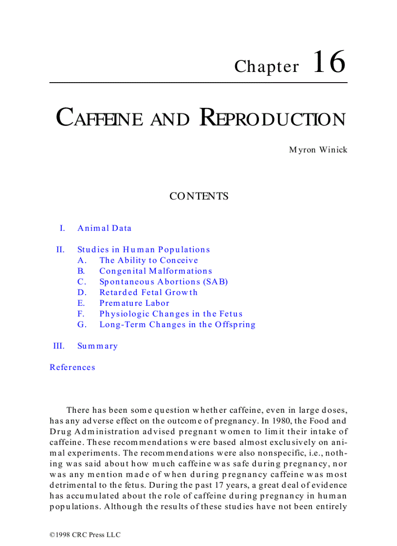 image for page Caffeine 1st Edition