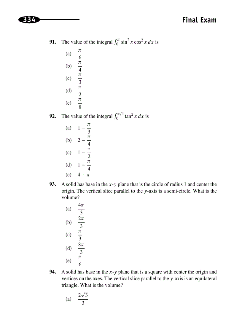 image for page Calculus Demystified A Self Teaching Guide
