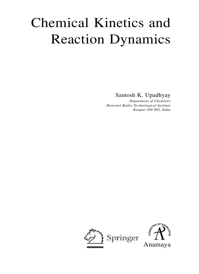 image for page Chemical Kinetics and Reaction Dynamics