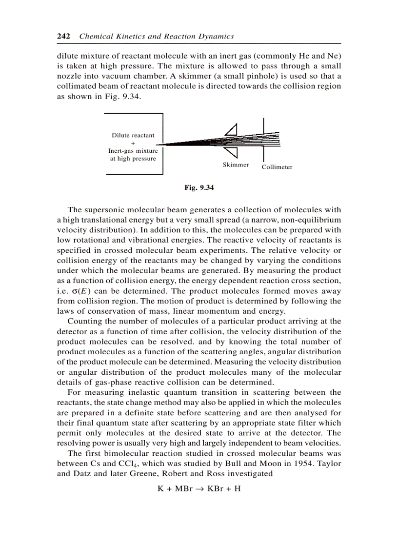 image for page Chemical Kinetics and Reaction Dynamics