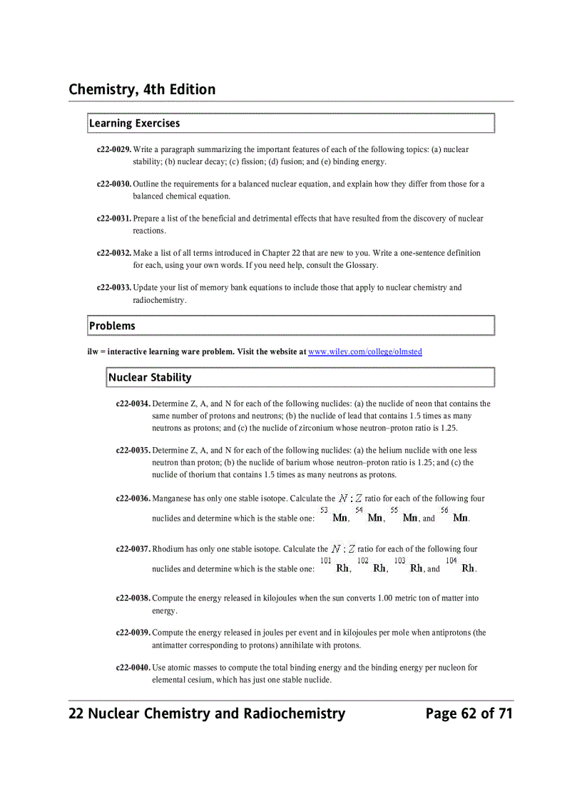 image for page Chemistry