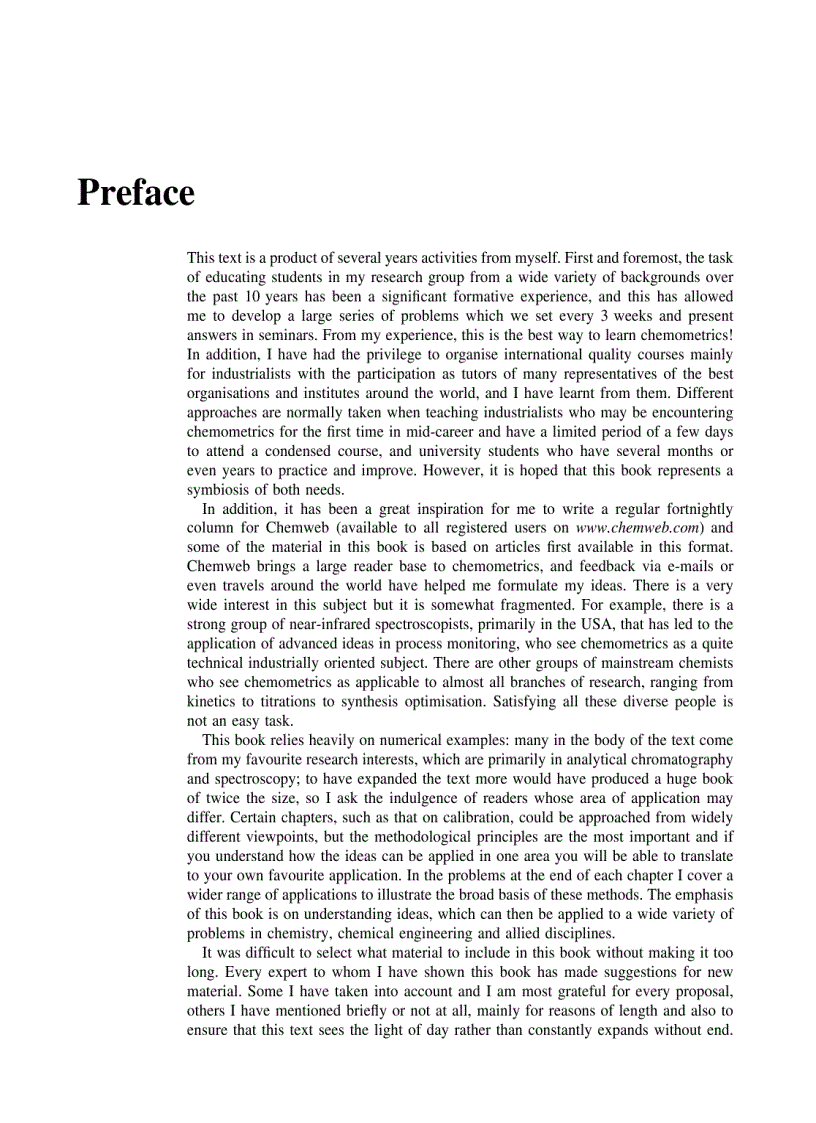 image for page Chemometrics