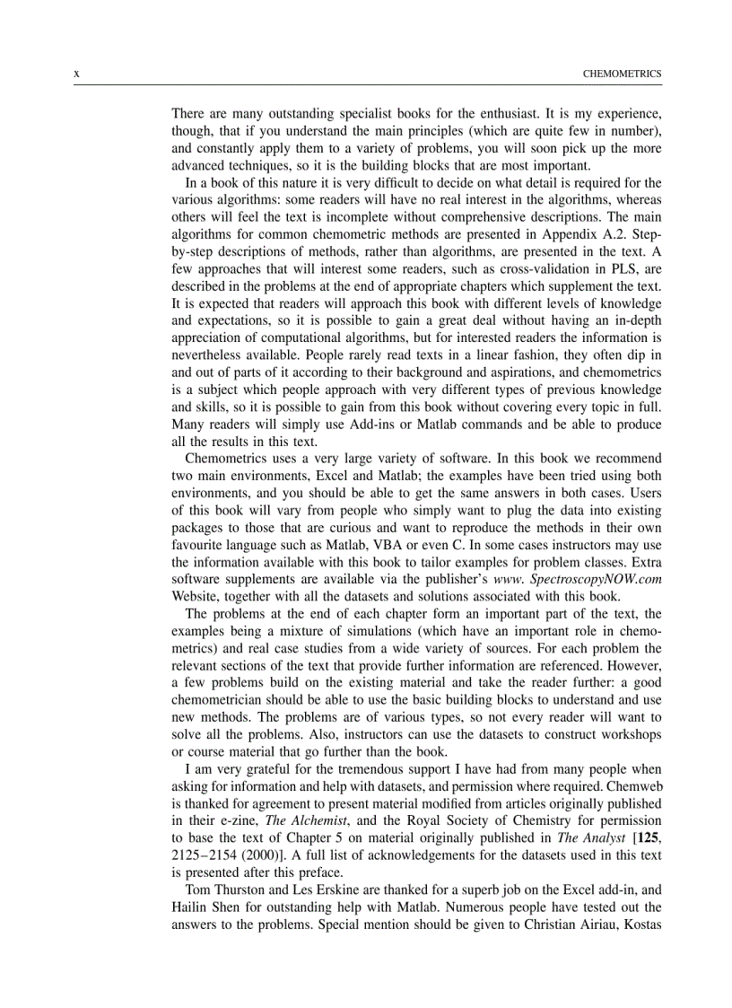 image for page Chemometrics