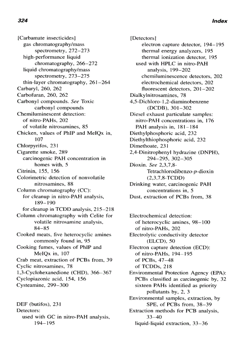 image for page Chromatographic Analysis of Environmental and Food Toxicants