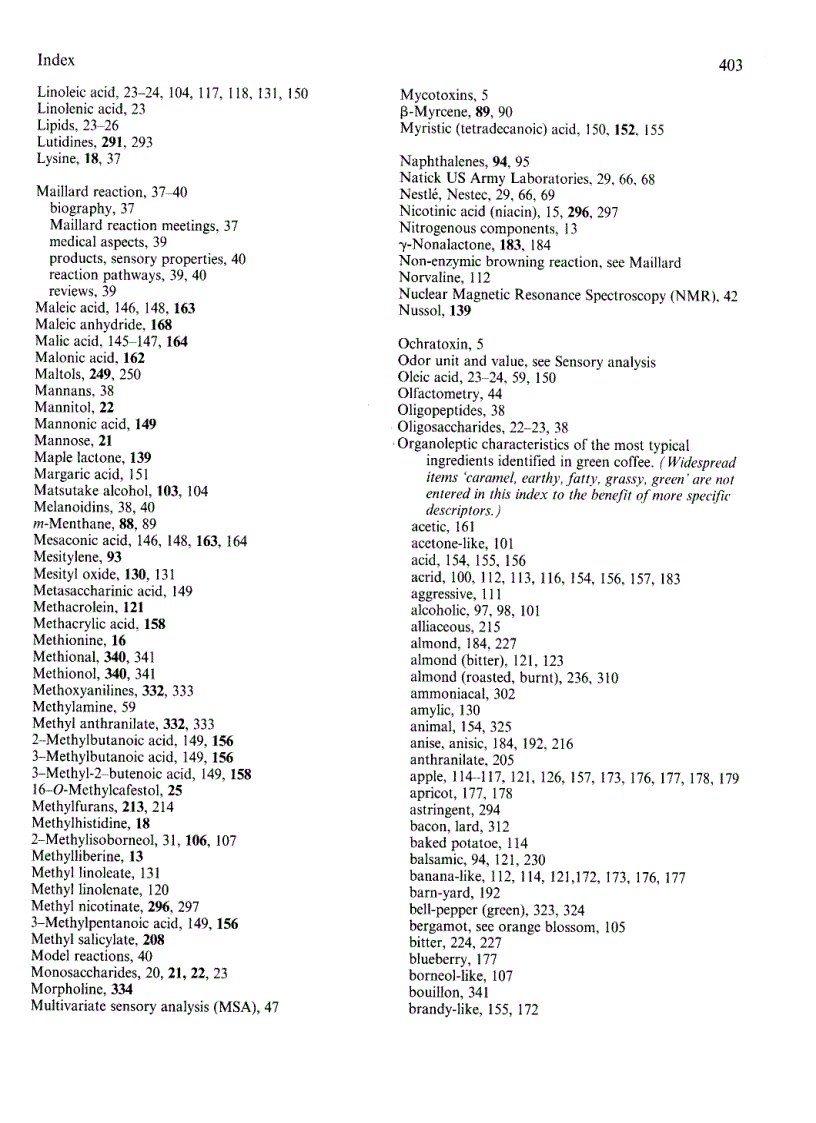 image for page Coffee Flavor Chemistry