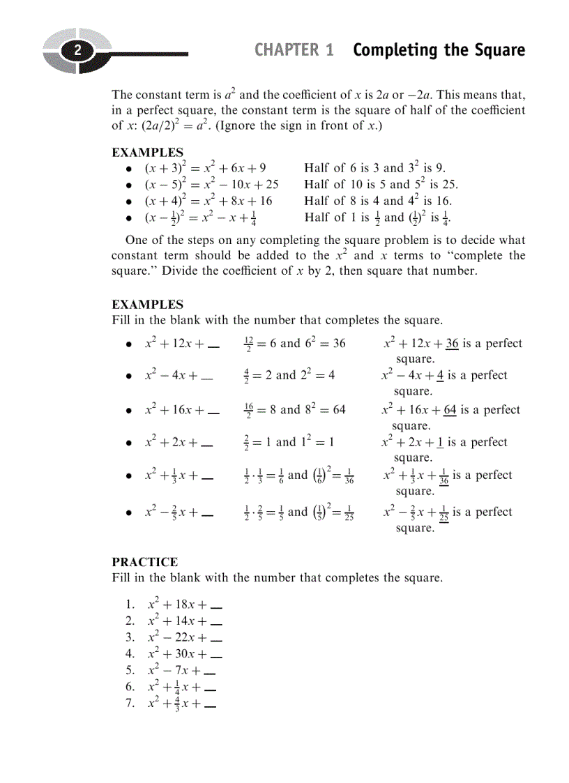 image for page College Algebra Demystified 1st Edition