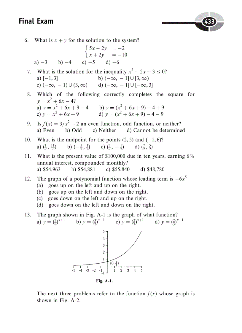 image for page College Algebra Demystified 1st Edition