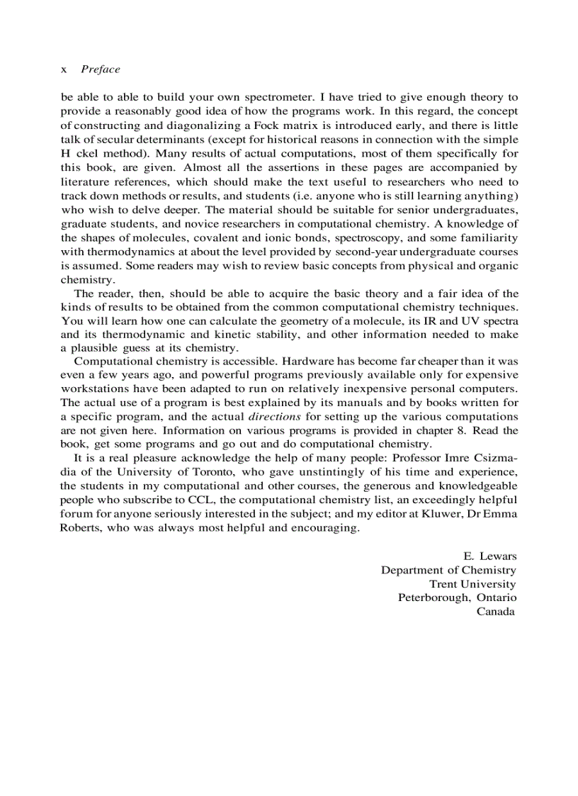 image for page Computational Chemistry 1st Edition 1