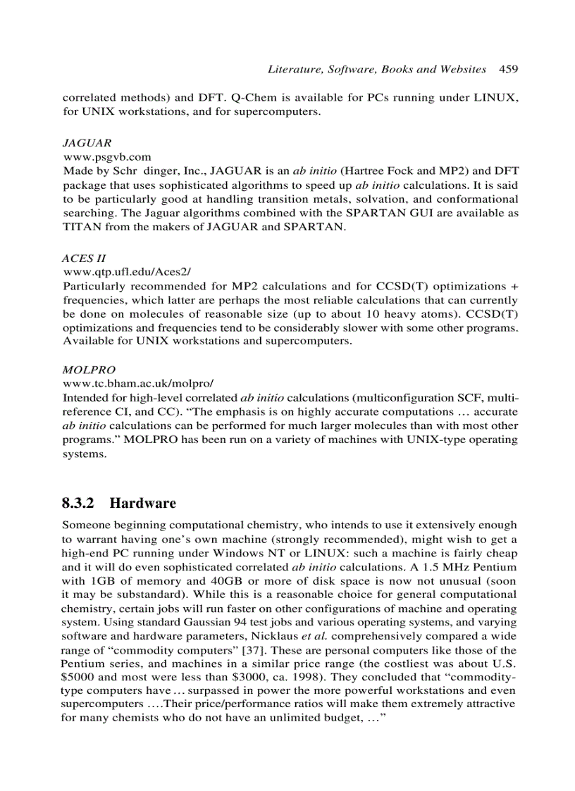 image for page Computational Chemistry 1st Edition 1