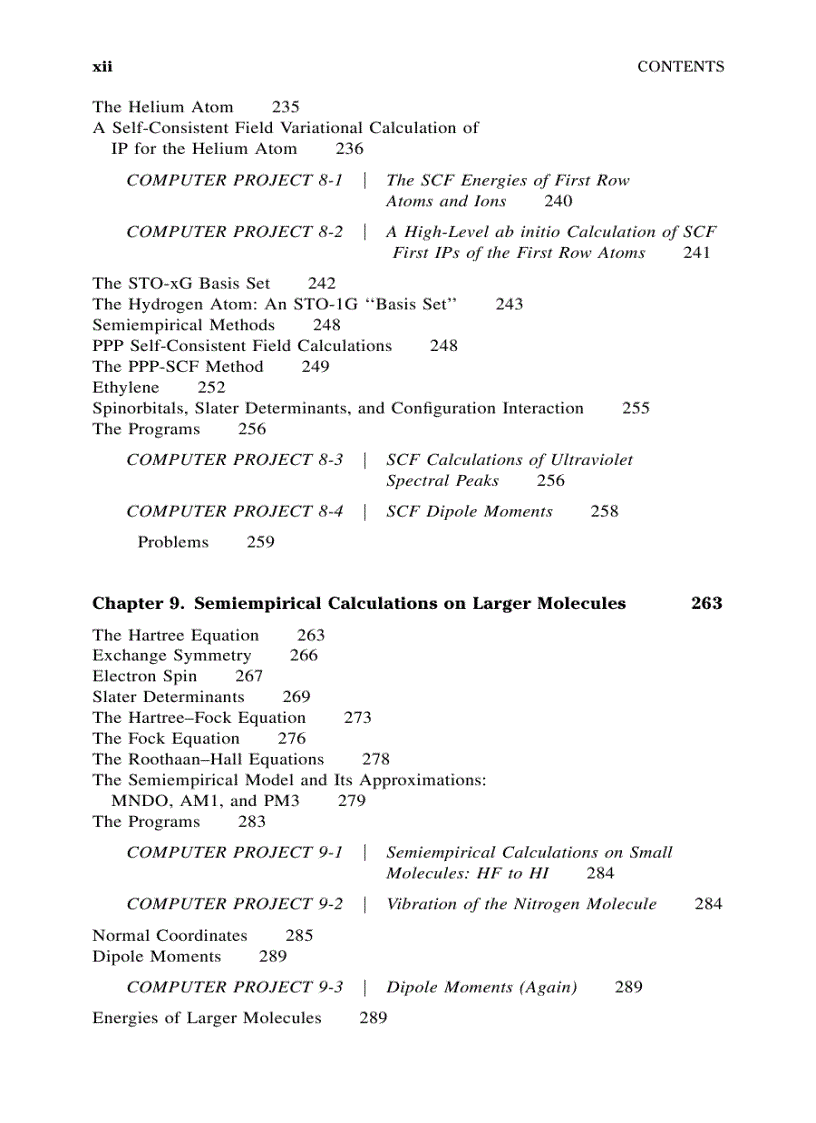image for page Computational Chemistry Using The PC 3rd Edition