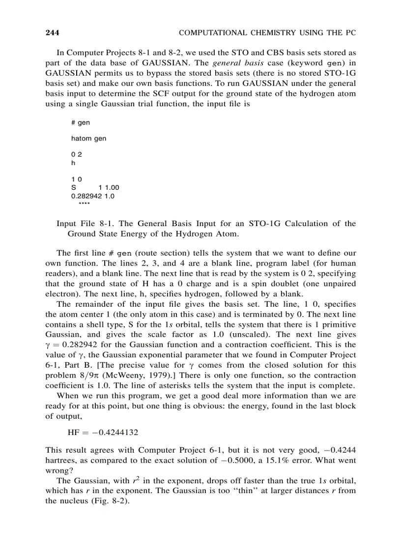 image for page Computational Chemistry Using The PC 3rd Edition