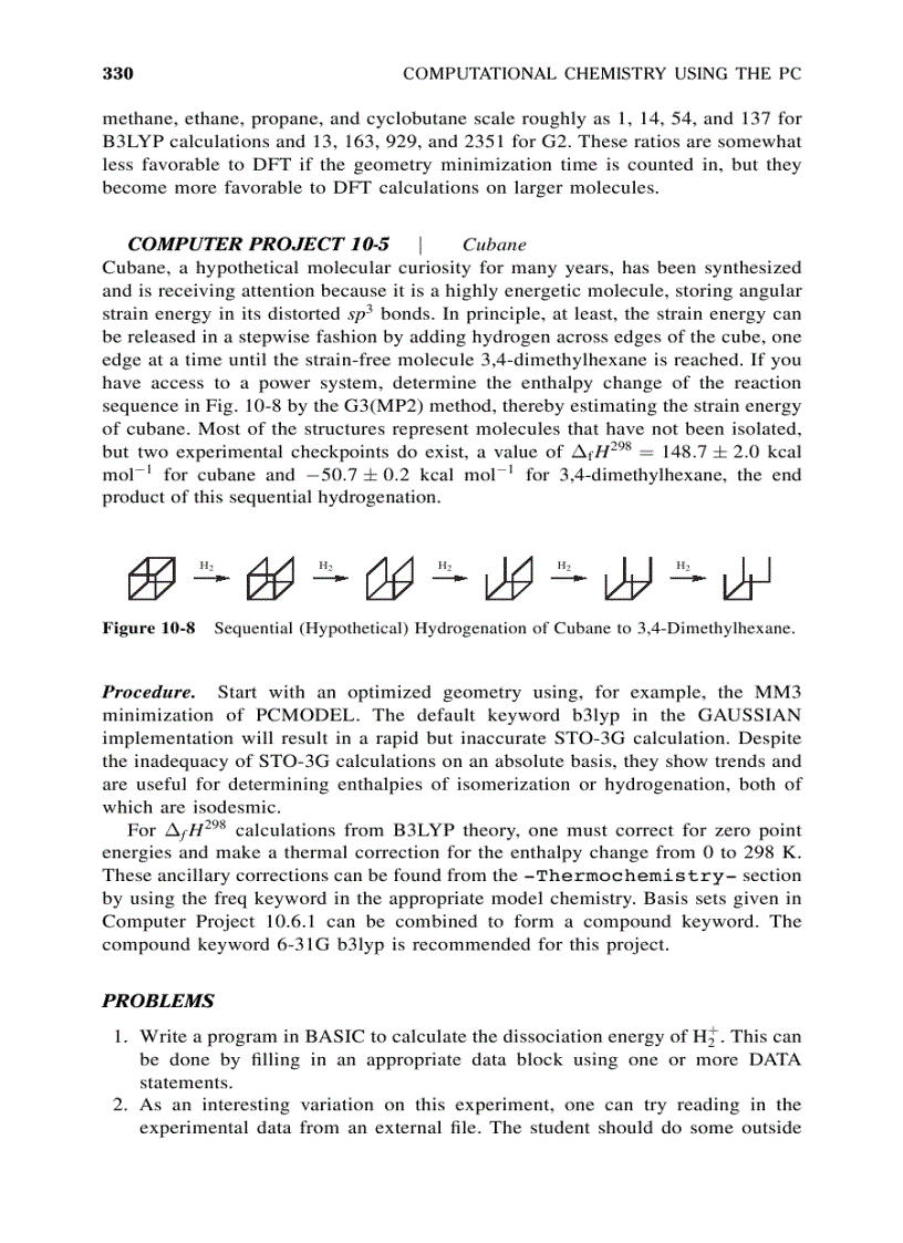 image for page Computational Chemistry Using The PC 3rd Edition