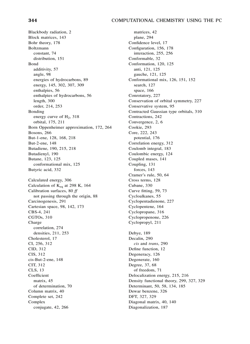 image for page Computational Chemistry Using The PC 3rd Edition