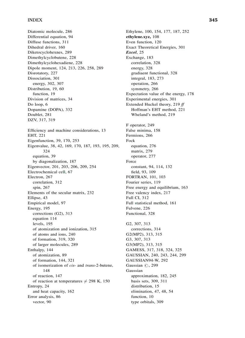 image for page Computational Chemistry Using The PC 3rd Edition