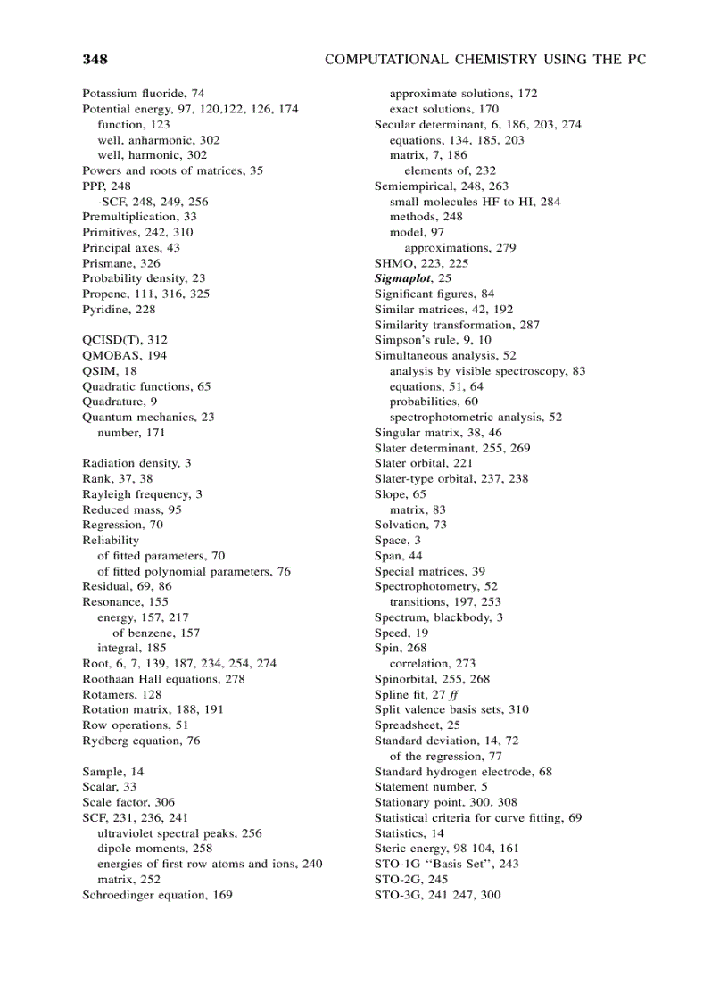 image for page Computational Chemistry Using The PC 3rd Edition
