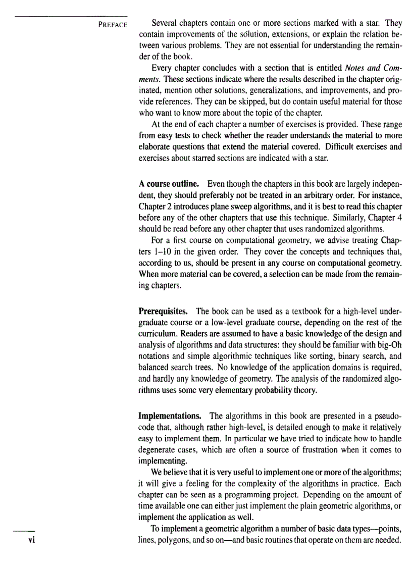 image for page Computational Geometry Algorithms and Applications 2nd Edition