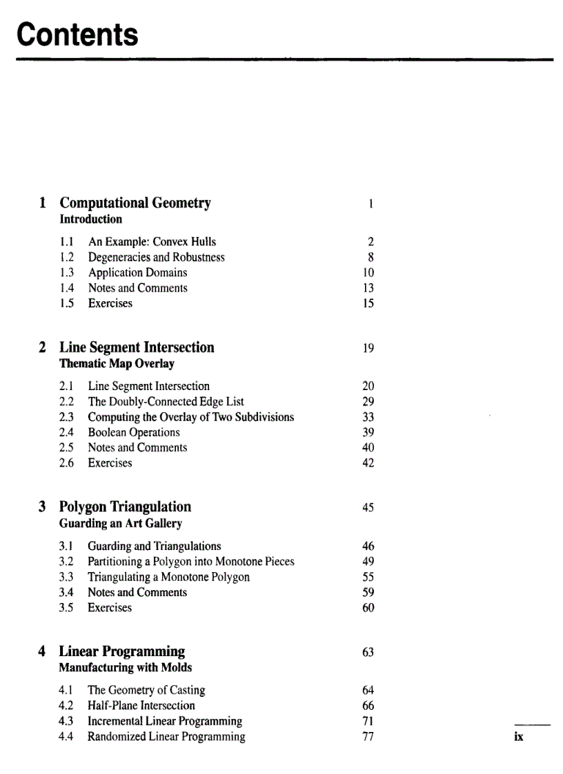 image for page Computational Geometry Algorithms and Applications 2nd Edition