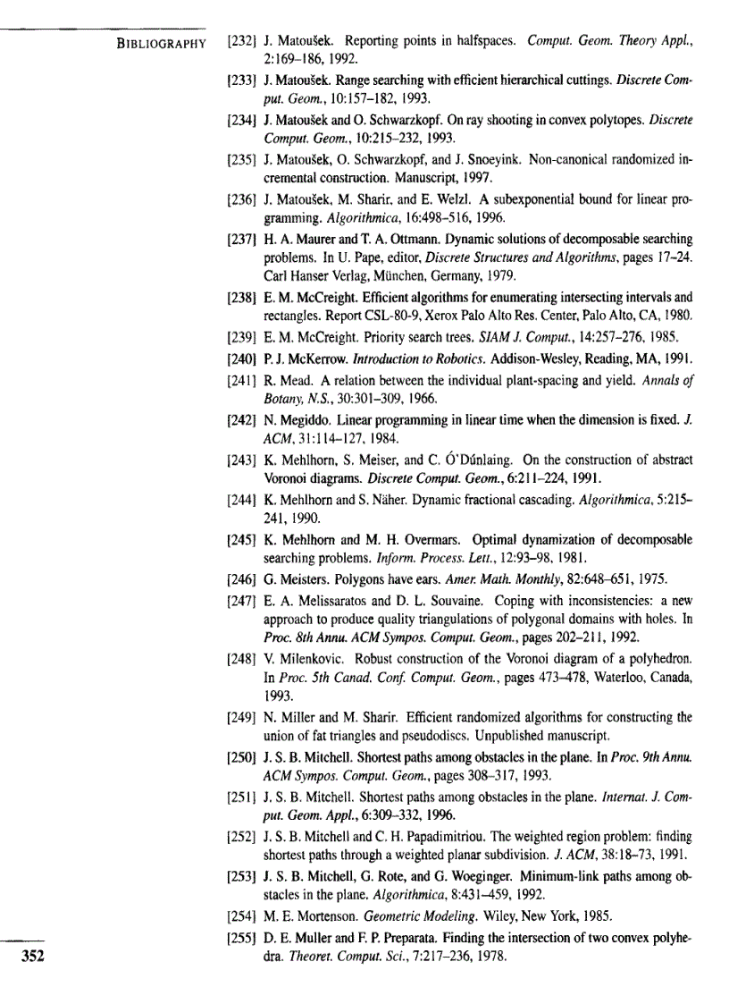 image for page Computational Geometry Algorithms and Applications 2nd Edition