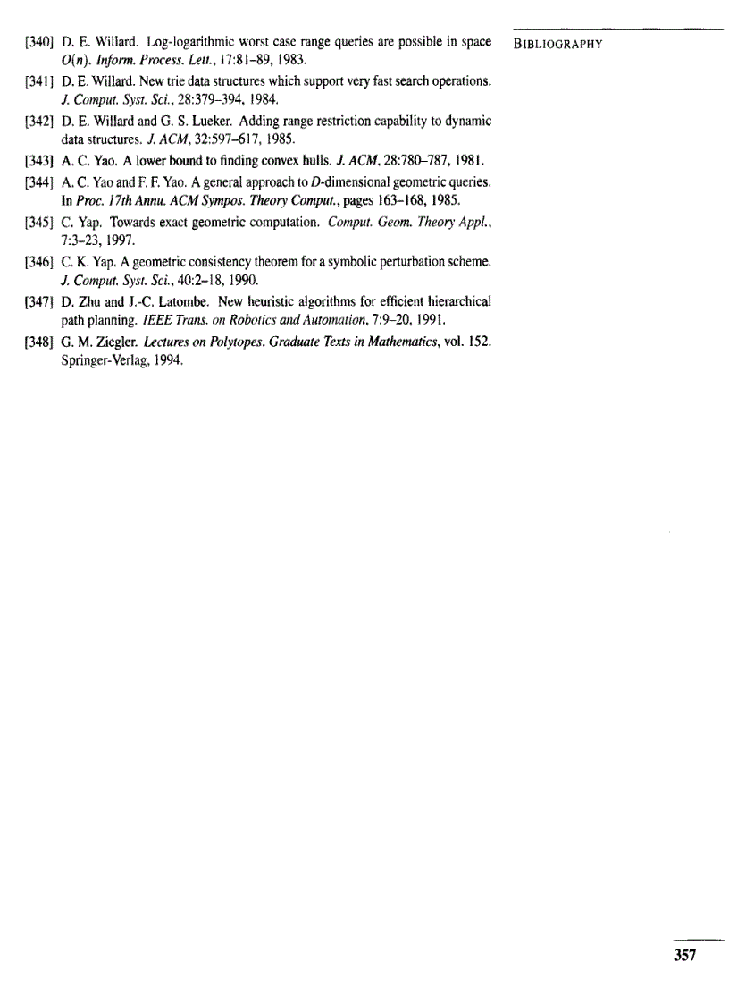 image for page Computational Geometry Algorithms and Applications 2nd Edition