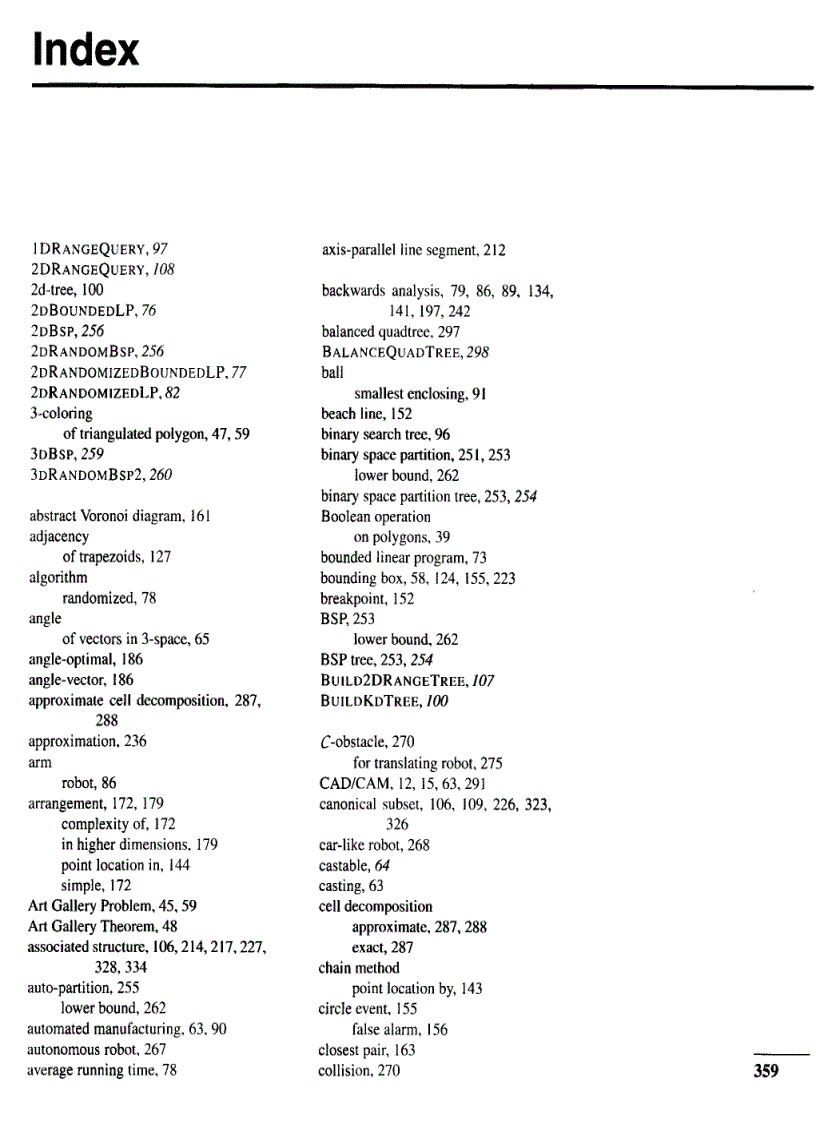 image for page Computational Geometry Algorithms and Applications 2nd Edition