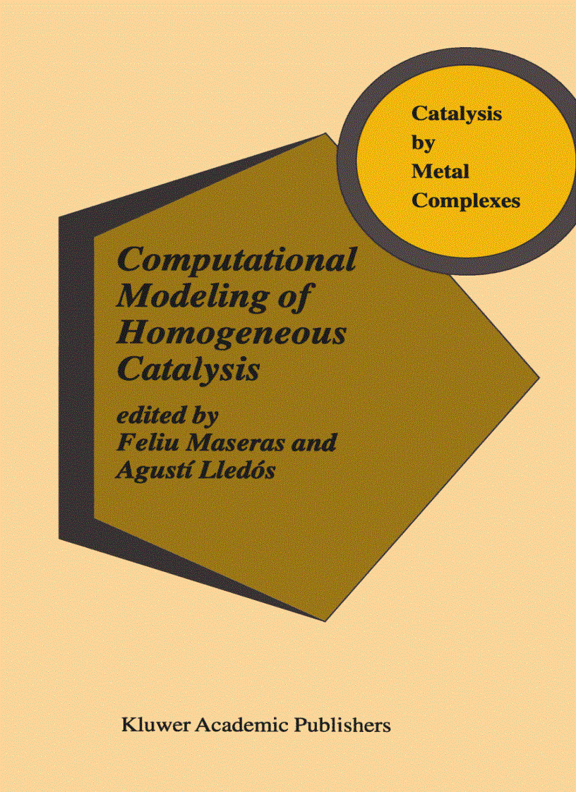 image for page Computational Modeling of Homogeneous Catalysis