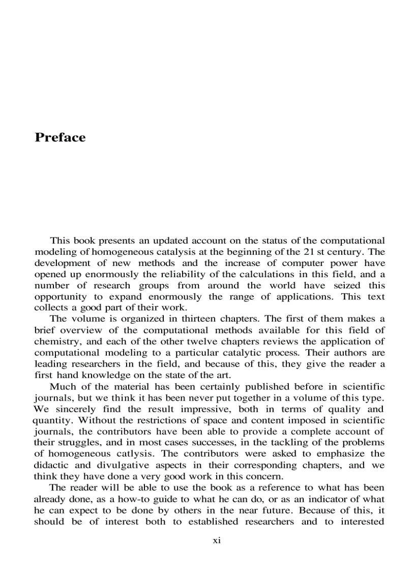 image for page Computational Modeling of Homogeneous Catalysis