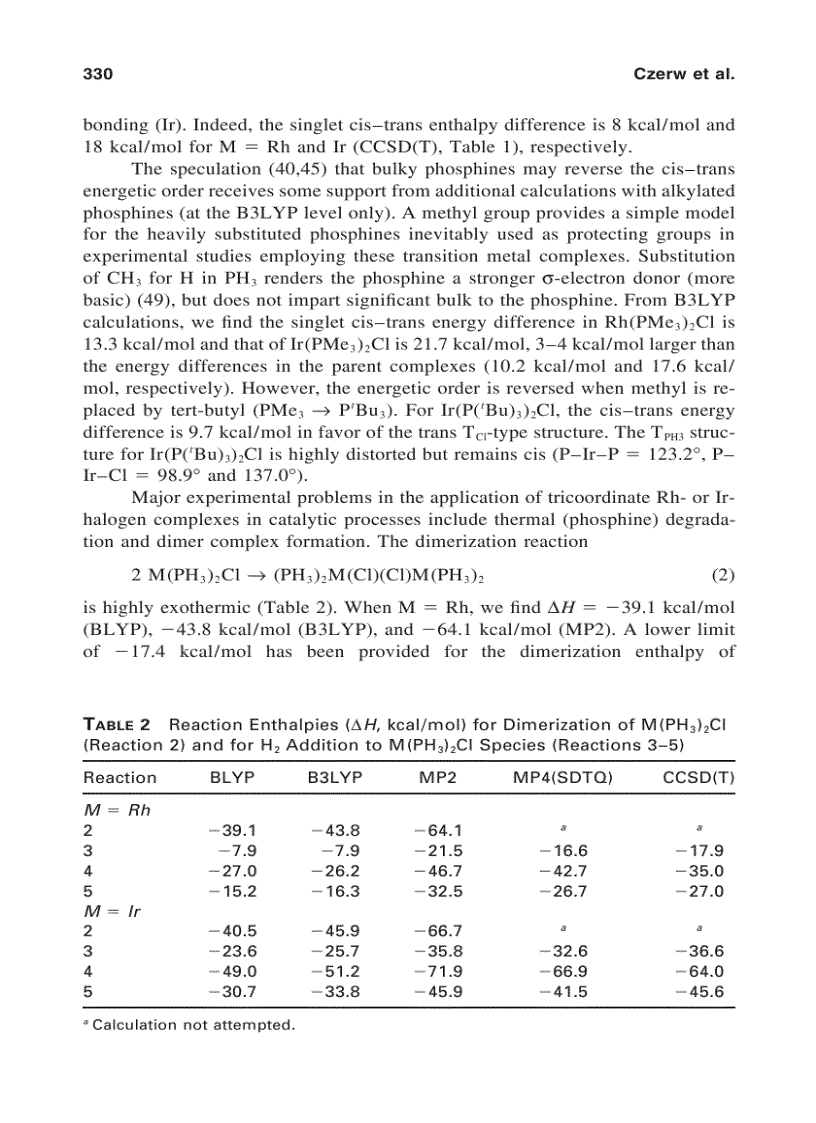 image for page Computational Organometallic Chemistry