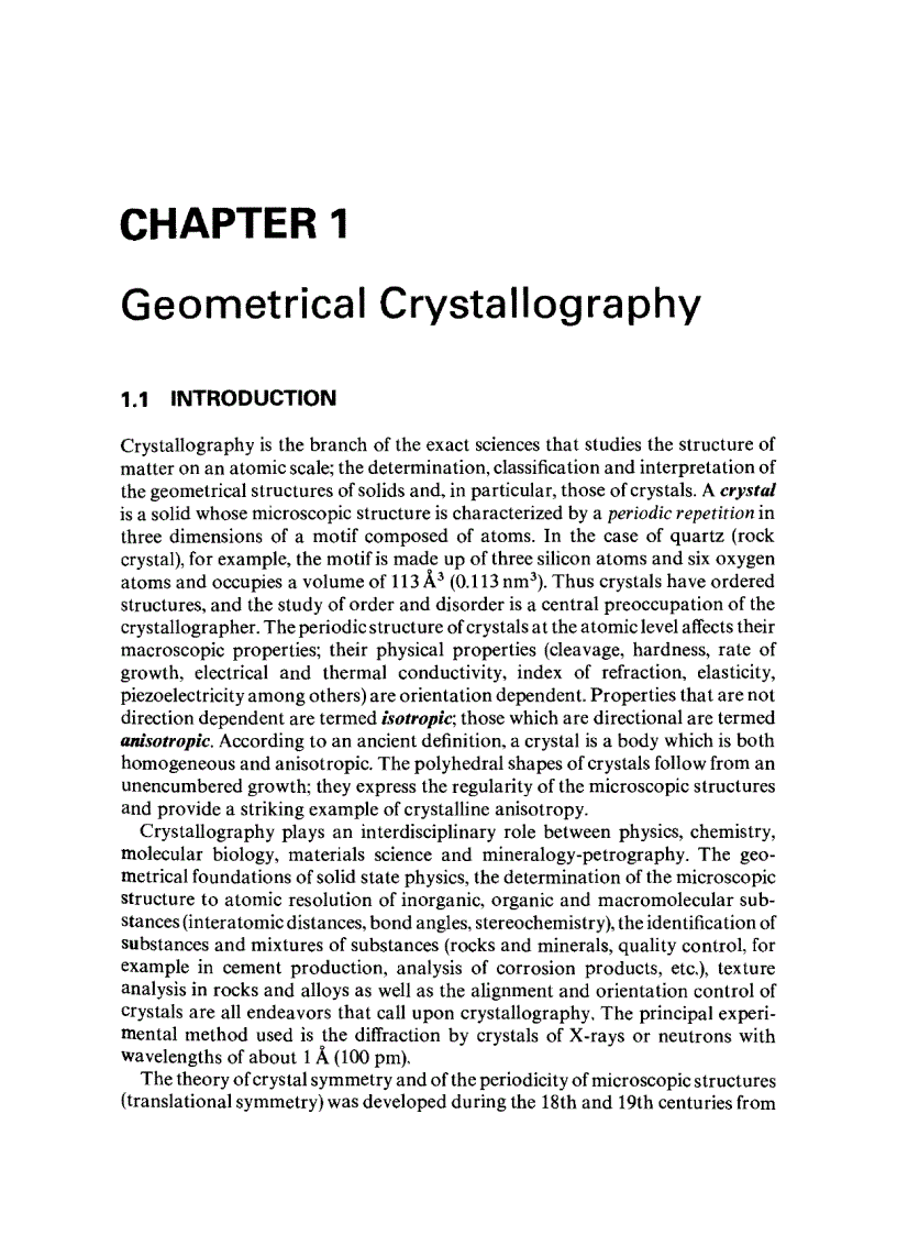 image for page Crystallography 1st Edition