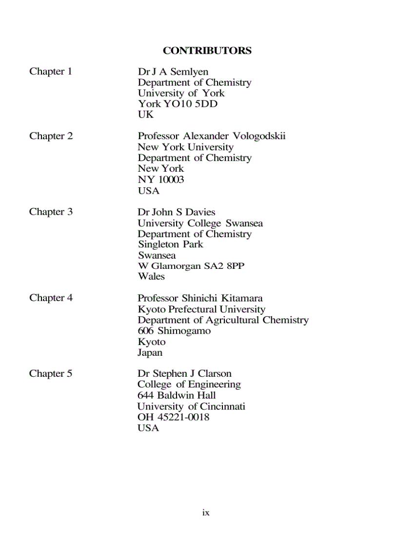 image for page Cyclic Polymers 2nd Edition