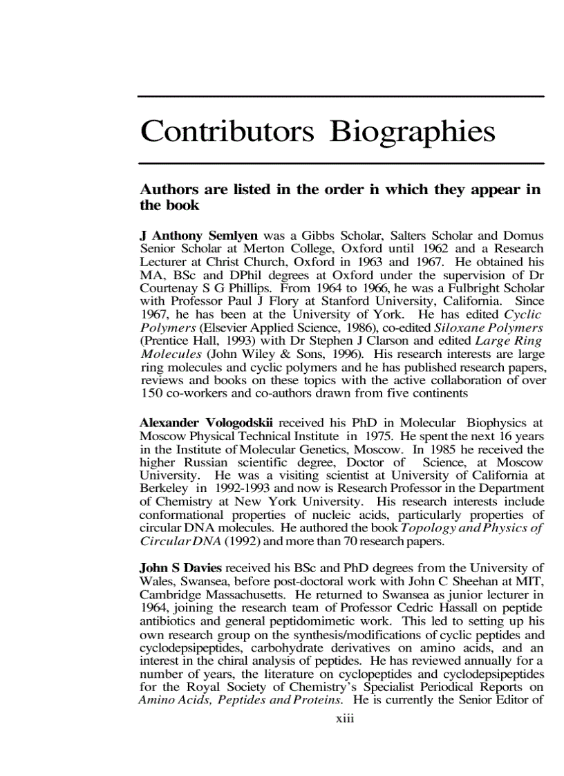 image for page Cyclic Polymers 2nd Edition