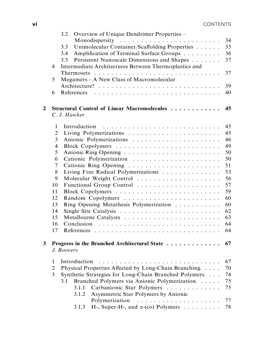 image for page Dendrimers and Other Dendritic Polymers
