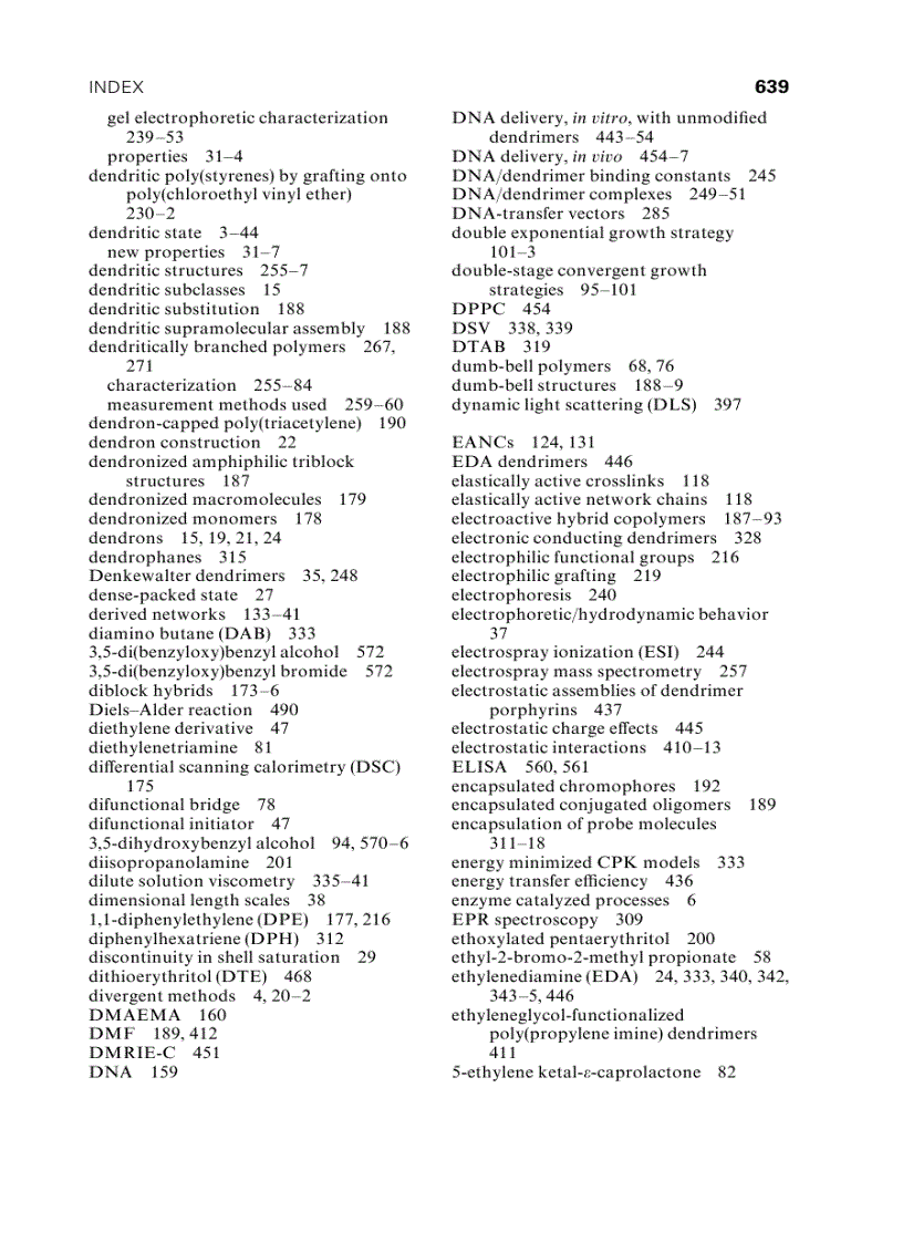 image for page Dendrimers and Other Dendritic Polymers