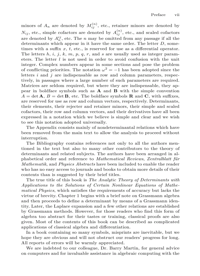 image for page Determinants and Their Applications in Mathematical Physics