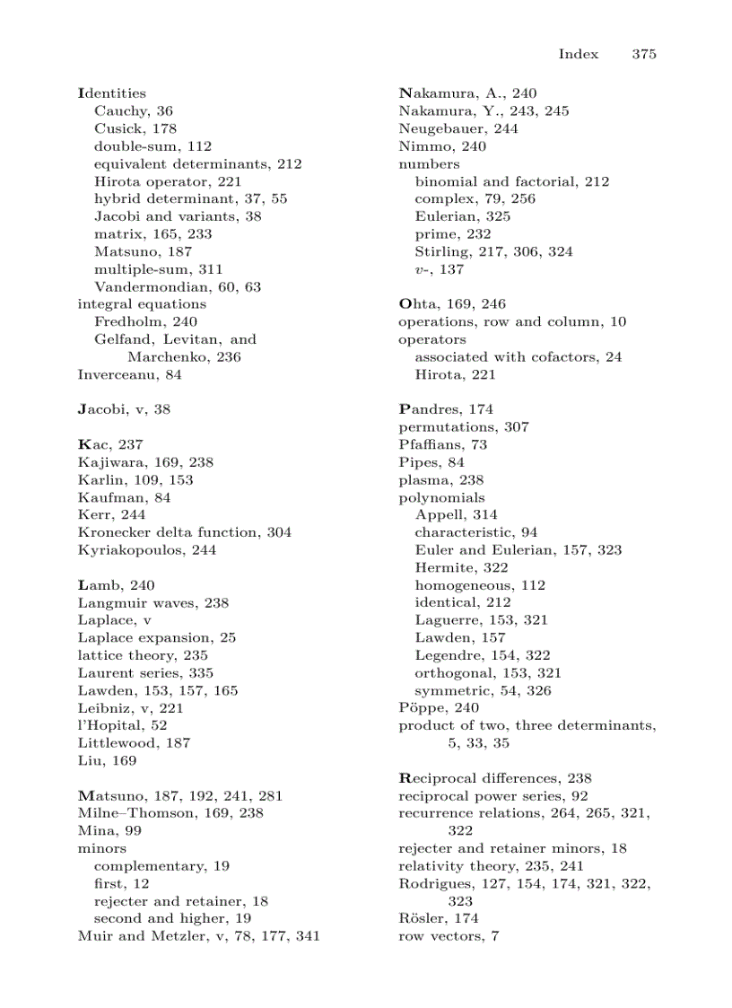 image for page Determinants and Their Applications in Mathematical Physics